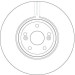 Bremsscheibe Renault P. Espace TRW SINGLE DF4231S
