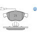 Bremsbelagsatz Alfa S. 156 97- Mit Sensor | 025 231 4119/W Bremsbelagsatz Alfa S. 156 97- Mit Sensor | 025 231 4119/W