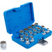 BGS Steckschlüssel-Einsatz-Satz Zwölfkant | Antrieb Innenvierkant 12,5 mm (1/2"""") | SW 8 - 24 mm | 16-tlg | 2226 BGS Steckschlüssel-Einsatz-Satz Zwölfkant | Antrieb Innenvierkant 12,5 mm (1/2"""") | SW 8 - 24 mm | 16-tlg | 2226
