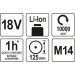 Winkelschleifer 18V Ohne Batterien | YT-82827 Winkelschleifer 18V Ohne Batterien | YT-82827