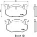 BREMBO Bremsklötze HA | RENAULT Clio/19 90 | P 68 018 BREMBO Bremsklötze HA | RENAULT Clio/19 90 | P 68 018