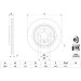 Bremsscheibe | LAND ROVER Range Rover 4 12 | 0 986 479 F68 Bremsscheibe | LAND ROVER Range Rover 4 12 | 0 986 479 F68