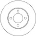 Bremsscheibe Vw P. A80/100 | DF1521 Bremsscheibe Vw P. A80/100 | DF1521