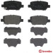 BREMBO Bremsklötze HA | HONDA Legend 06 | P 28 078 BREMBO Bremsklötze HA | HONDA Legend 06 | P 28 078