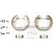 Satz Bremsbacken Ford Fiesta Iv 99-02. Ford Ka 02 | 84060000