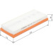 Luftfilter | SMART Fortwo | F 026 400 144 Luftfilter | SMART Fortwo | F 026 400 144