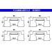 ZUBEHÖRSATZ, SCHEIBENBREMSBELAG | 13.0460-0511.2