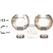 Satz Bremsbacken Fiat 500 1.2, 1.3D Multijet 10.07- (180X32) | 84061000 Satz Bremsbacken Fiat 500 1.2, 1.3D Multijet 10.07- (180X32) | 84061000