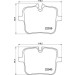 BREMBO Bremsklötze HA | BMW 5, 7, 8 15 | P 06 109 BREMBO Bremsklötze HA | BMW 5, 7, 8 15 | P 06 109