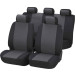 Autositzbezug Pineto | 2VS 2tlg 5NS 1RS 6tlg, schwarz-grau | 12435