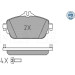 Bremsbelagsatz Db P. W205 2.0-2.2 14 | 025 220 3219/PD