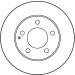 Bremsscheibe Mazda S. 626 91 | DF2704 Bremsscheibe Mazda S. 626 91 | DF2704