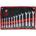 BGS Ratschenring-Maulschlüssel-Satz | flexible Köpfe | SW 8 - 19 mm | 12-tlg | 30002 BGS Ratschenring-Maulschlüssel-Satz | flexible Köpfe | SW 8 - 19 mm | 12-tlg | 30002