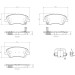 BREMBO Bremsklötze VA | KIA Rio, Stonic 17 | P 30 098 BREMBO Bremsklötze VA | KIA Rio, Stonic 17 | P 30 098