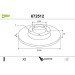 VALEO Bremsscheibe 672512 COATED