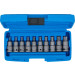 BGS Kraft-Bit-Einsatz-Satz | Antrieb Innenvierkant 12,5 mm (1/2"""") | T-Profil (für Torx) T20 - T70 | 10-tlg | 5097 BGS Kraft-Bit-Einsatz-Satz | Antrieb Innenvierkant 12,5 mm (1/2"""") | T-Profil (für Torx) T20 - T70 | 10-tlg | 5097
