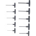 BGS Schraubendreher-Satz mit T-Griff Innensechskant 2 - 10 mm 10-tlg BGS Do it yourself 791
