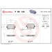 BREMBO Bremsklötze HA | AUDI Q3 11 | P 85 142 BREMBO Bremsklötze HA | AUDI Q3 11 | P 85 142