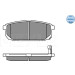 Bremsbelagsatz Kia T. Sorento 02- Mit Sensor | 025 240 5815/W