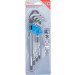 BGS Winkelschlüssel-Satz | extra lang | T-Profil (für Torx) mit Bohrung T10 - T50 | 9-tlg | 794