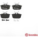 BREMBO Bremsklötze HA | MITSUBISHI Colt, Space Star 95-12 | P 54 023 BREMBO Bremsklötze HA | MITSUBISHI Colt, Space Star 95-12 | P 54 023