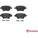 BREMBO Bremsklötze HA | FORD Mondeo 00-07 | P 24 059 BREMBO Bremsklötze HA | FORD Mondeo 00-07 | P 24 059