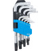 BGS Winkelschlüssel-Satz | kurz | T-Profil (für Torx) mit Bohrung T10 - T50 | 9-tlg | 809 BGS Winkelschlüssel-Satz | kurz | T-Profil (für Torx) mit Bohrung T10 - T50 | 9-tlg | 809