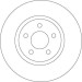 Bremsscheibe Chrysler P. Cruiser 1.6-2.4 00-10 | DF4190 Bremsscheibe Chrysler P. Cruiser 1.6-2.4 00-10 | DF4190