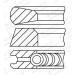 GOETZE ENGINE Kolbenringsatz | 08-784800-10