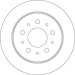 Bremsscheibe Fiat T. Ducato TRW SINGLE DF4481S Bremsscheibe Fiat T. Ducato TRW SINGLE DF4481S