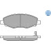 Bremsbelagsatz Toyota P. Hi-Lux 05- Mit Sensor | 025 245 2316/W