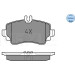 Bremsbelagsatz Db P. W168 A-Klasse | 025 230 7016 Bremsbelagsatz Db P. W168 A-Klasse | 025 230 7016