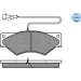 Bremsbelagsatz Iveco P. Daily 96-99 Mit Sensor | 025 291 0720/W Bremsbelagsatz Iveco P. Daily 96-99 Mit Sensor | 025 291 0720/W