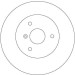 Bremsscheibe Smart P. Fortwo 07 | DF4135 Bremsscheibe Smart P. Fortwo 07 | DF4135