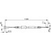 Handbremsseil | FIAT Ducato 11 | 1987482213 Handbremsseil | FIAT Ducato 11 | 1987482213
