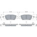 Bremsbelag | MAZDA CX-5 11-17 | 0 986 460 006 Bremsbelag | MAZDA CX-5 11-17 | 0 986 460 006