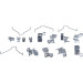 391-1030 Montagesatz f.Bremsklötze | TOYOTA Camry,Carina,Corolla 83 | 109-1030 391-1030 Montagesatz f.Bremsklötze | TOYOTA Camry,Carina,Corolla 83 | 109-1030