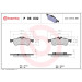 BREMBO Bremsklötze HA | MINI Cabriolet 01-13 | P 06 032 BREMBO Bremsklötze HA | MINI Cabriolet 01-13 | P 06 032