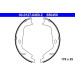 Handbremsbacken Volvo S60/S80/V70/Xc70/Xc90 98 | 03.0137-0450.2 Handbremsbacken Volvo S60/S80/V70/Xc70/Xc90 98 | 03.0137-0450.2