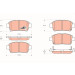 Bremsklötze VA | TOYOTA Corolla,IQ,Prius 01 | GDB3317 Bremsklötze VA | TOYOTA Corolla,IQ,Prius 01 | GDB3317