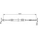 Handbremsseil | BMW E36 90 | 1987477067 Handbremsseil | BMW E36 90 | 1987477067