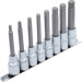 BGS Bit-Einsatz-Satz | Antrieb Innenvierkant 12,5 mm (1/2"""") | Innensechskant 5 - 13 mm | 8-tlg | 5176 BGS Bit-Einsatz-Satz | Antrieb Innenvierkant 12,5 mm (1/2"""") | Innensechskant 5 - 13 mm | 8-tlg | 5176
