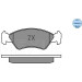 Bremsbelagsatz Ford P. Fiesta 89 | 252120217