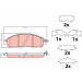 Bremsklötze VA | NISSAN NP300 14 | GDB2182 Bremsklötze VA | NISSAN NP300 14 | GDB2182