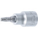 BGS Schraubenausdreher-Bit-Einsatz | Antrieb Innenvierkant 10 mm (3/8") | für defektes T-Profil (für Torx) T25 BGS Schraubenausdreher-Bit-Einsatz | Antrieb Innenvierkant 10 mm (3/8") | für defektes T-Profil (für Torx) T25