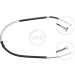 A.B.S. Handbremsseil Seilzug Festellbremse K17437 A.B.S. Handbremsseil Seilzug Festellbremse K17437