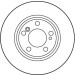 Bremsscheibe Db T. W202/203/W210/W124 93-11 | DF2757 Bremsscheibe Db T. W202/203/W210/W124 93-11 | DF2757