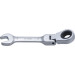 BGS Ratschenring-Maulschlüssel | kurz | abwinkelbar | SW 9 mm | 6909 BGS Ratschenring-Maulschlüssel | kurz | abwinkelbar | SW 9 mm | 6909