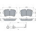 Bremsklötze | AUDI A6 C7 10-18 | 0 986 494 916