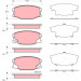 Bremsklötze VA | MITSUBISHI Canter 94 | GDB3388 Bremsklötze VA | MITSUBISHI Canter 94 | GDB3388
